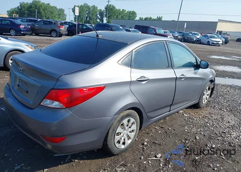 2015 Hyundai Accent Gls из США, поврежденный, VIN KMHCT4AE6FU909427